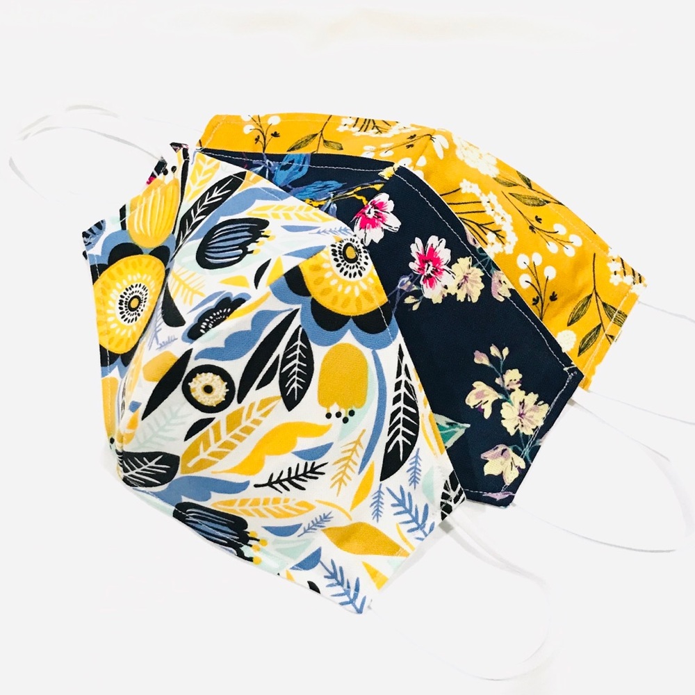 Floral Face Mask Bundle - Picture 1 of 3
